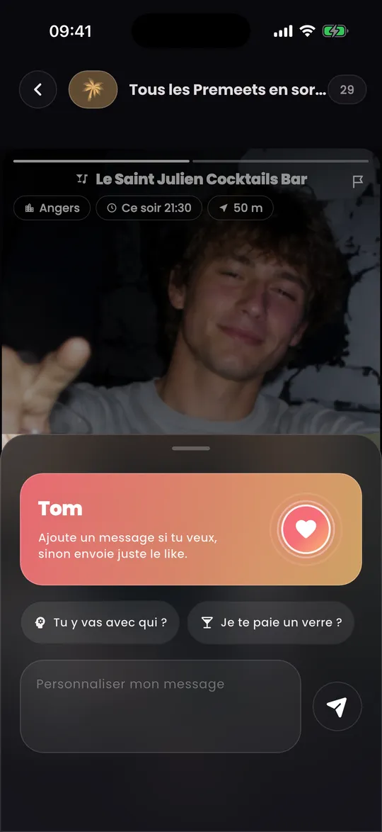 Un like ou un message